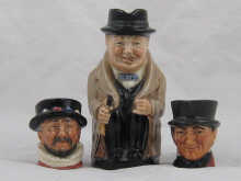 Three miniature Royal Doulton Toby 14f454