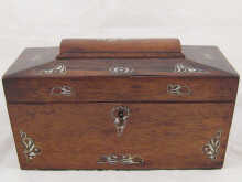 An early 19th c rosewood sarcophagus 14f46d