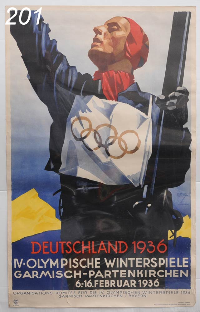 1936 Olympic Poster ''Deustchland