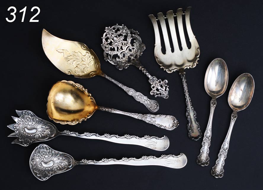 Group of Sterling Serving Pieces
