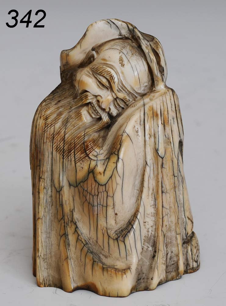 Chinese Ivory Figure of Sleeping