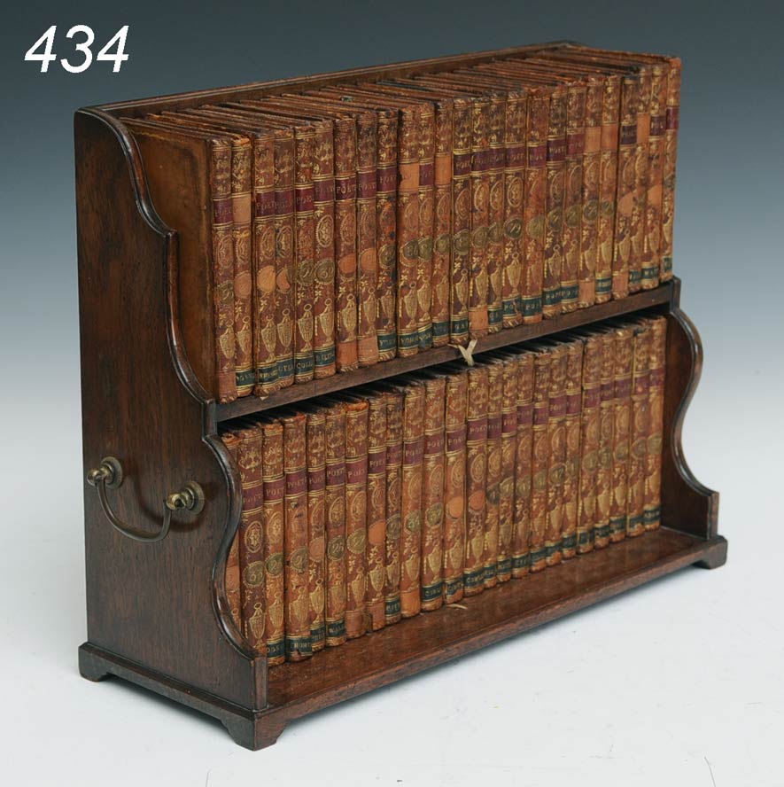 George III Mahogany Book Rack together