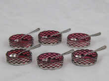 A set of six American pierced silver 14f58b