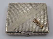 A Russian silver cigarette case 14f583