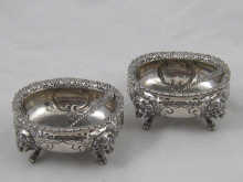 An ornate pair of Continental footed 14f58d