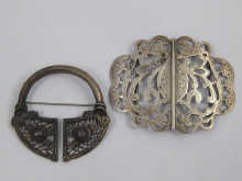 A silver nurses buckle Birmingham