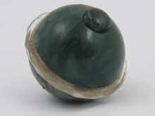 A malachite and rock crystal bell push