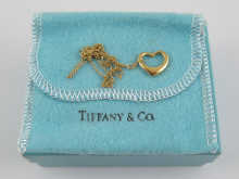 Tiffany & Co; a hallmarked 18 carat