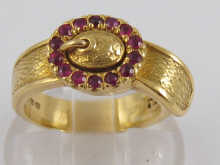 A hallmarked 18 carat gold and 14f700