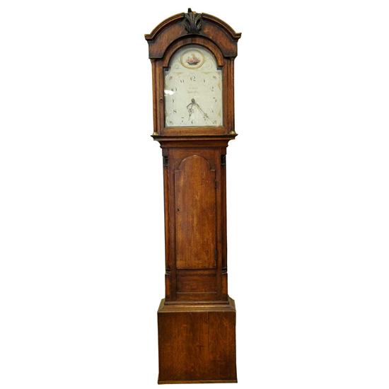 An English George IV Oak Longcase 151e51