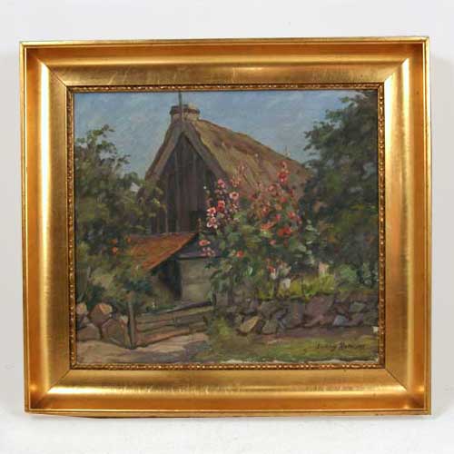 Ludvig Holm (Danish 1884-1954) Cottage