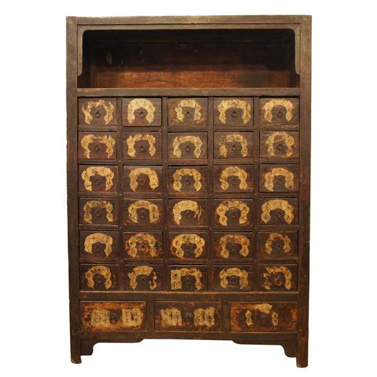 A Chinese Apothecary Medicine Cabinet