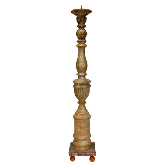 An Indo-Portuguese Painted Teak