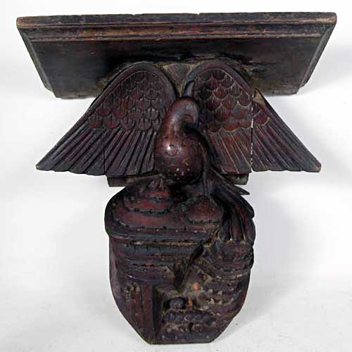 An Anglo Indian Mahogany Bird Wall 151f53