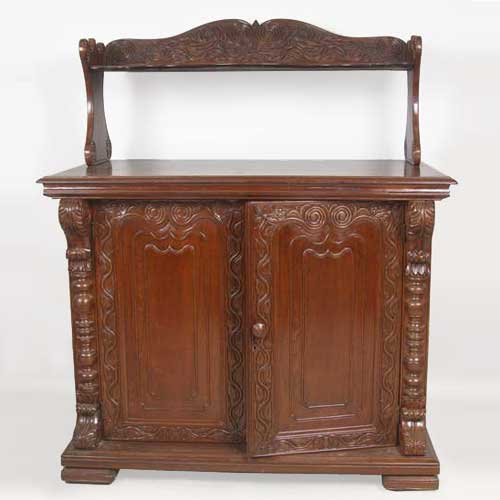 An Anglo Indian Teak Sideboard 151f5d