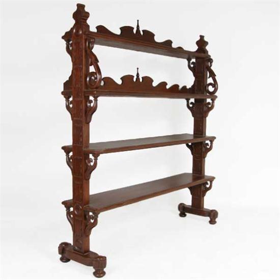 An Anglo Indian Teak Trestle Open 151f60