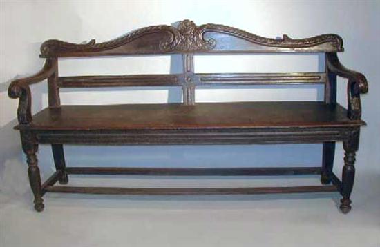 An Anglo Indian Teak Bench circa 151f62