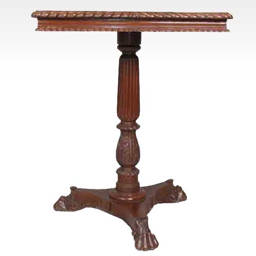 An Anglo Indian Mahogany Square