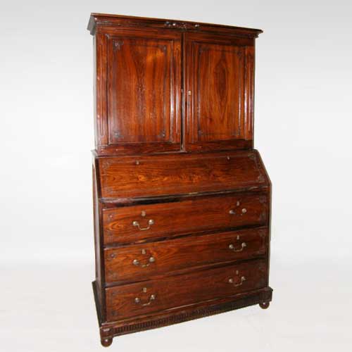 An Anglo-Indian Rosewood Secretaire