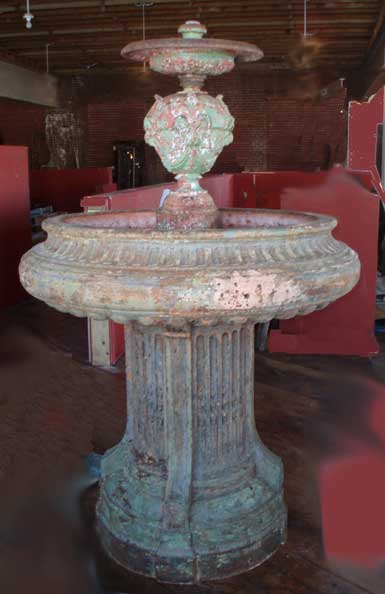 A Large French Cast Iron Two Tier 151fa6