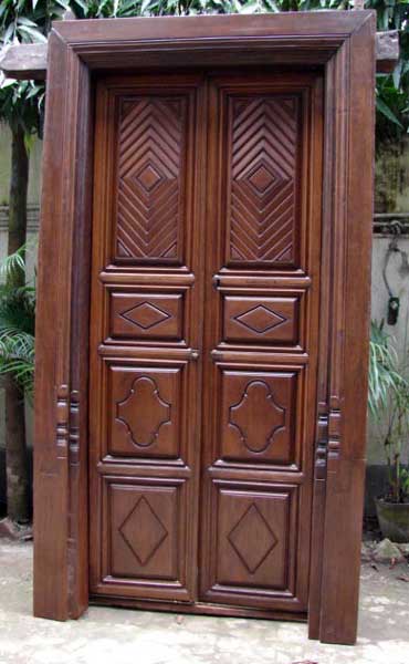 A South Indian Teak Double Door 151fb4