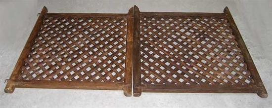 A Teak Latticework Double Door 151fb5