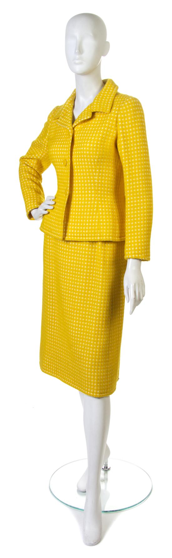A Givenchy Couture Yellow Wool 152039