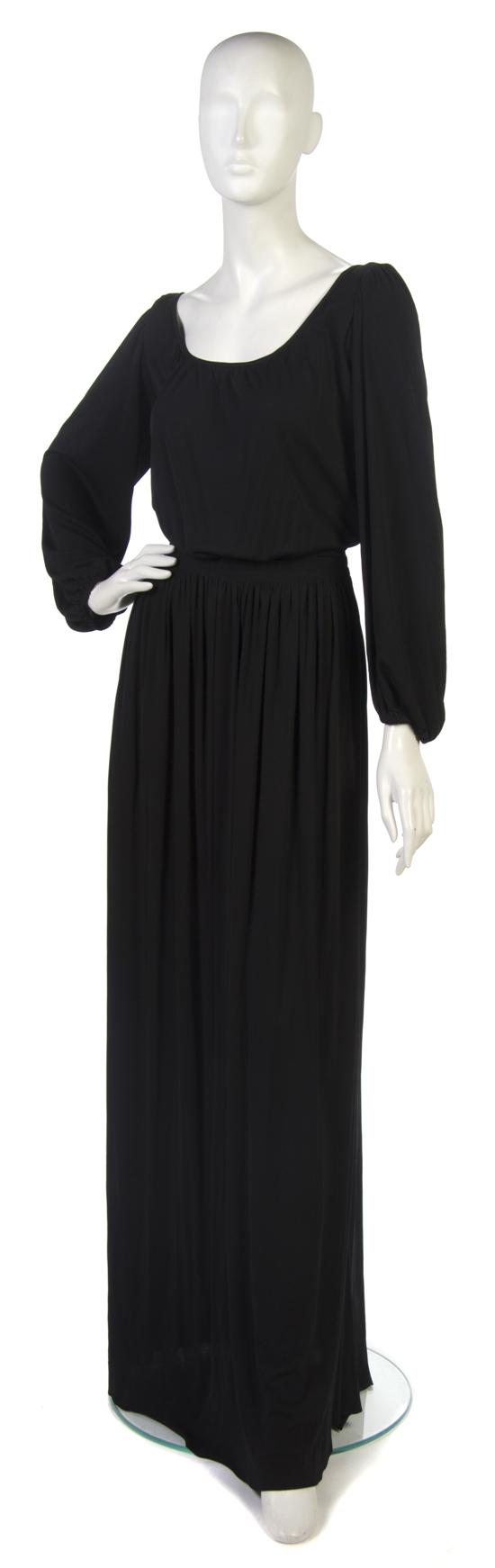 An Yves Saint Laurent Black Jersey 152056