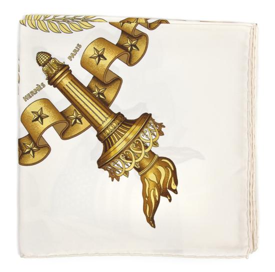 An Hermes Silk Scarf in a 'Liberty'