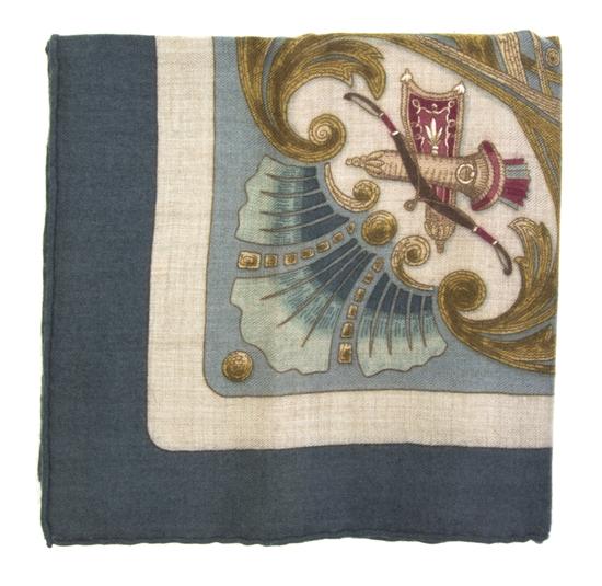 An Hermes Cashmere Silk Scarf in 1520fa