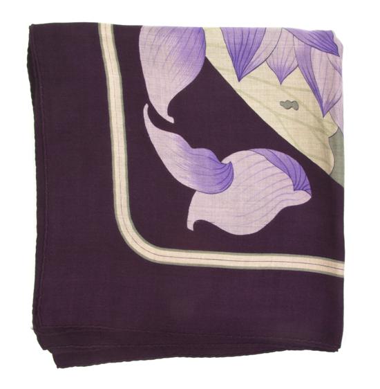 An Hermes Cashmere Silk Scarf in