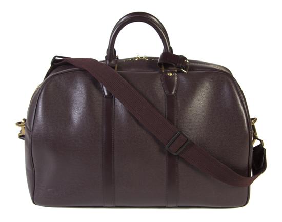 A Louis Vuitton Burgundy Leather