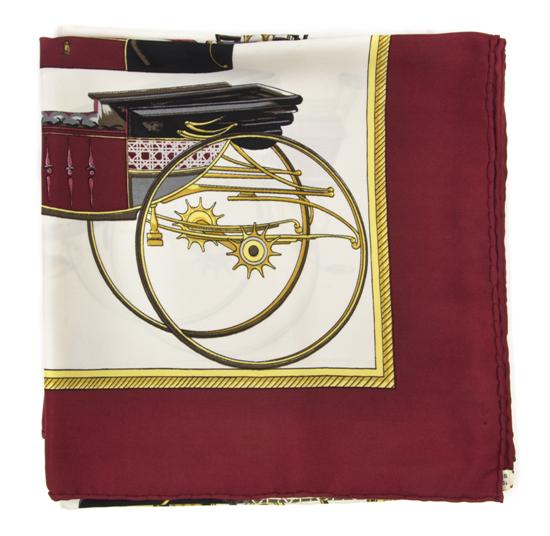 An Hermes Silk Scarf in a Les 1521c5