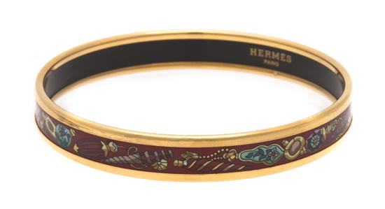 An Hermes Enamel Bangle Bracelet  1521e7