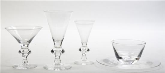 * A Steuben Partial Stemware Service