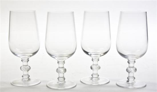  Eight Lalique Wine Glasses in 152211