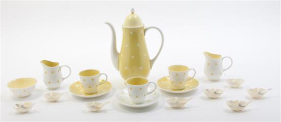 An English Porcelain Tea Set Susie Cooper