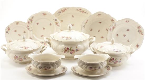  A German Porcelain Dinner Service 15227d