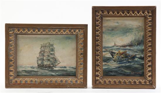 * A Collection of Five Framed Decorative