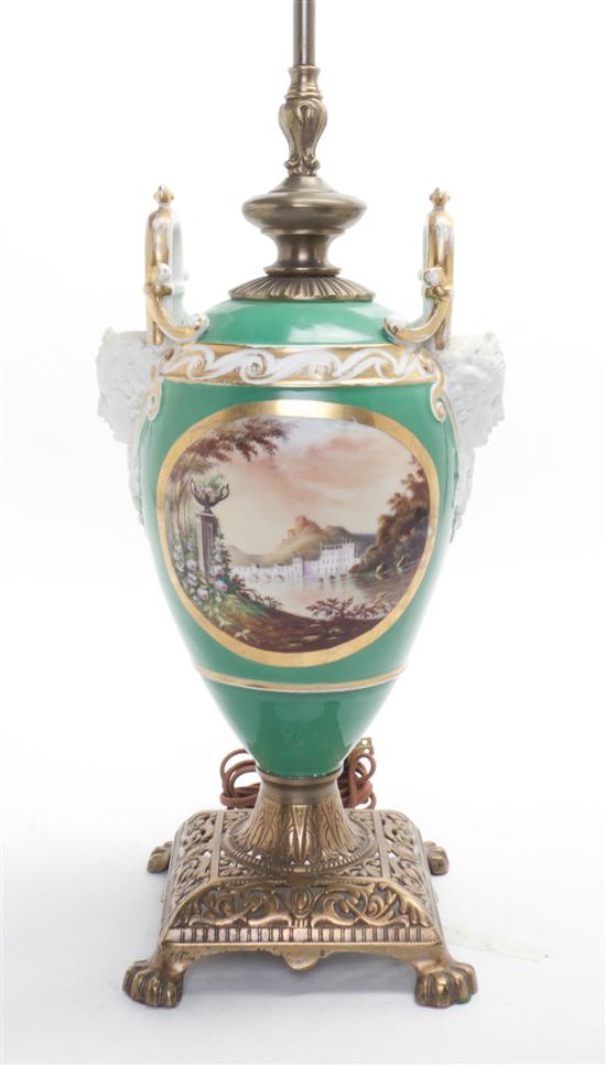 A Paris Porcelain Vase modeled