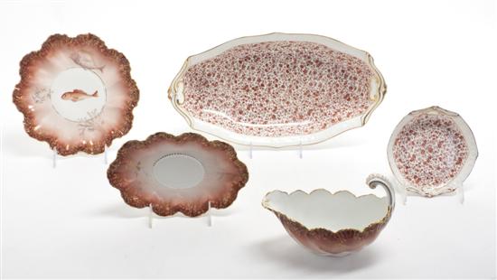 An English Porcelain Dessert Service