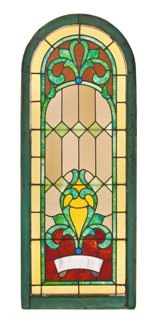  An American Leaded Glass and 1522cf