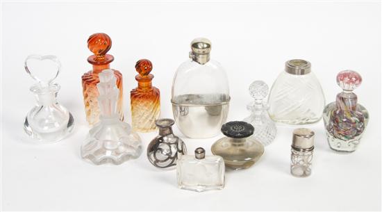 * A Collection of Twelve Glass Perfume