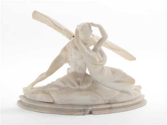 * Two Italian Alabaster Sculptures