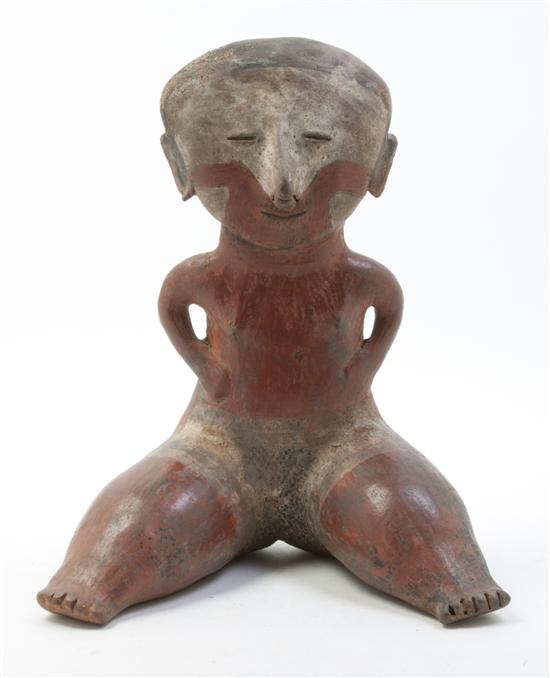  A Chinesco Seated Female Pottery 1523a1