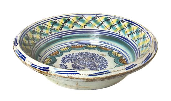 A Continental Ceramic Tin Glazed