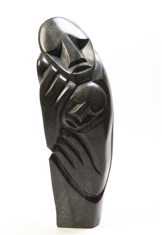 An African Carved Stone Sculpture