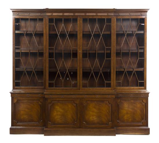 A Regency Style Mahogany Breakfront 1523b3