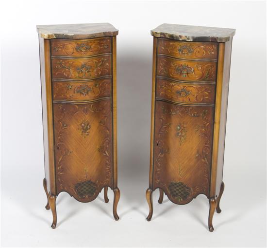 A Pair of American Painted Side 1523be