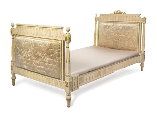 A Painted and Parcel Gilt Bedroom Suite